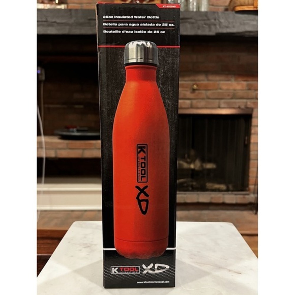 New In‎ Box K Tool International XD 25 oz Insulated Water Bottle Stainless Steel